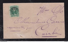 Brazil Brasil Ca 1877 Cover To CUYABA Matto Grosso To Negociante Dealer - Cartas & Documentos