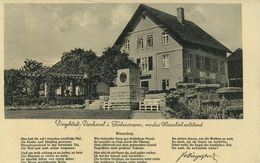 Rinteln - Dingelstedt-Denkmal I. Todenmann. Gasthaus U. Pensionshaus "Reese-Todenmann" (002693) - Rinteln