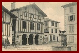 64 - URRUGNE *  La Mairie  * La Place  ( Scan Recto Et Verso ) - Urrugne