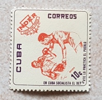 CUBA Boxing, Boxe,  Boxeo, 1 Valeur 1962 Adherence - Boxe