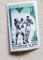 DAHOMEY, Boxing, Boxe, 1 Valeur 1963 ** MNH (0,50) - Boksen