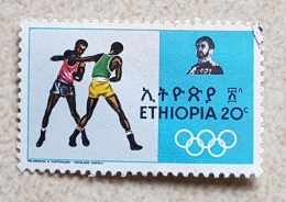 ETHIOPIE Boxing, Boxe,  Boxeo, Jeux Olympiques Oblitéré, Used - Boxe