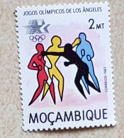 MOZAMBIQUE, Boxing, Boxe, 1 Valeur 1984 ** MNH - Boxe