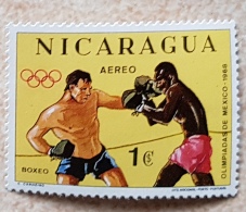 NICARAGUA, Boxing, Boxe,  Boxeo, Jeux Olympique Mexico 1968. ** - Boxe