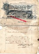 ALLEMAGNE- MAGDEBOURG- RARE LETTRE MANUSCRITE SIGNEE H. MUNDLOS-FABRIQUE MACHINES A COUDRE-MACHINE-1895 - 1800 – 1899