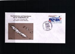 New Caledonia 1984 Participation At NORDPOSTA Philatelic Fair - Covers & Documents