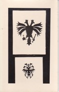 AK Foto Scherenschnitt - Doppeladler - Ca. 1945  (32153) - Silhouettes