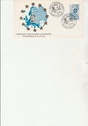 LETTRE THEME EUROPE ET MINES - AFFRANCHIE N° 1521 - CAD ILLUSTREE  68 WITTENHEIM -ANNEE 1967 - 1960-1969