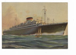 M.N. NEPTUNIA - OCEANIA - COSULICH SOCIETA' TRIESTINA DI NAVIGAZIONE 1939 VIAGGIATA  FG - Dampfer