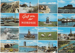 Gruss Von Der Nordsee. Insel Sylt.Insel Pelworm.  Insel Nordstrand. Husum. Eidersperrwerk. Friedrichskoog. - Nordfriesland