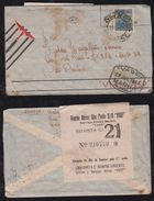 Brazil Brasil 1942 VASP Airmai Cover RIO To SAO PAULO  Rapido - Posta Aerea (società Private)