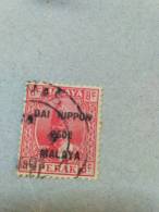 Malaya Malaysia 1942 Perak 8c Used Sultan Iskandar Japanese Occupation SG J248 - Sarawak (...-1963)