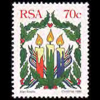 RSA 1996 - Scott# 953 Christmas-Candles Set Of 1 MNH - Nuevos