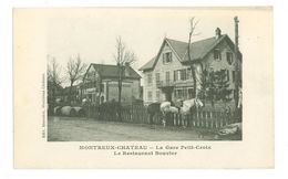 90 -- MONTREUX-CHATEAU -- La Gare Petit Croix -- Le Restaurant Bouvier - Andere Gemeenten