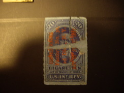 U.S.A   Cigarettes  Double Surcharge - Abimé - Ohne Zuordnung