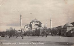 ¤¤   -   Carte-Photo  -  TURQUIE   -  CONSTANTINOPLE  -  La Mosquée Sainte-Sophie       -  ¤¤ - Turkey