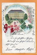 Gruss Aus Bruhl Germany 1897 Postcard - Bruehl