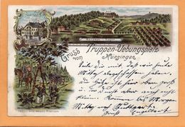 Gruss Aus Munsingen Germany 1897 Postcard - Münsingen