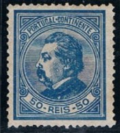 Portugal, 1880/1, # 55 Dent. 12 1/2, MH - Unused Stamps