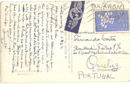 France & Postal, Souvenir De Chateauroux, Quartier St-Luc, Queluz Portugal 1962 (6027) - Briefe U. Dokumente