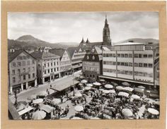 Reutlingen Marktplatz  Mit Achalm U . Marienkirche  CPM Année  1964 - Reutlingen