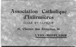 Lyon Monplaisir école D'infirmieres 12 Cartes Avec Pochette Infirmiere - Lyon 8