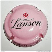 CAPSULE DE MUSELET CHAMPAGNE LANSON  (noir Sur Rose) - Lanson