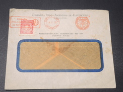 ARGENTINE - Enveloppe Commerciale Avec Affranchissement Mécanique + Vignette Sur électricité En 1929 - L 10658 - Storia Postale