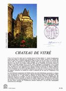 Château De Vitré - Document 1er Jour Signé Michel Monvoisin - Oblitération Vitré Du 24/09/1977 (DP148) - 1970-1979