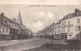 Delcampe - ¤¤   -    BRETEUIL   -   Rue De La République  -  Au Bon Marché    -  ¤¤ - Breteuil