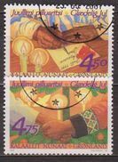 Noel, Rédaction D'une Lettre - GROENLAND - Bougies, Mains,colombes - N° 322-323 - 1999 - Used Stamps