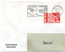 DOUBS - Dépt N° 25 = MORTEAU 1966 = FLAMME Non Codée =  SECAP Multiple ' PENSEZ + CODIFIEZ' = Pensée N° 1 - Código Postal