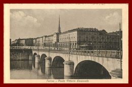 -- TORINO -Turin Ponte Vittorio Emanuele - Bruggen