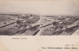 13 / MARSEILLE / LA JOLIETTE / VUES STEREOSCOPIQUES JULIEN DAMOY - Cartes Stéréoscopiques