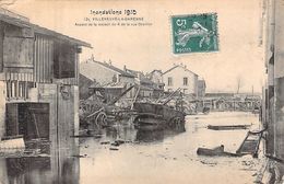 C P A 92] Hauts De Seine > Villeneuve La Garenne Inondations De 1910 - Villeneuve La Garenne