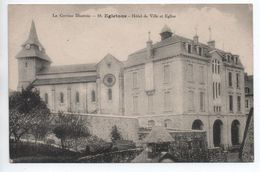 EGLETONS (19) - LA CORREZE ILLUSTREE - HOTEL DE VILLE ET EGLISE - Egletons