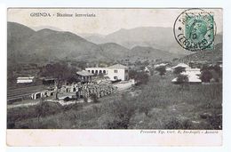 AFRICA - ERITREA - GHINDA - STAZIONE FERROVIARIA - RAIL STATION - 1910s( 2316) - Erythrée