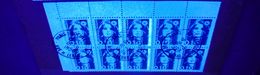 Fragment Sur Carton_ Marianne Bicentenaire (18.09.1996)_ Bloc De 10 C Sans Bandes De Phosphore-blocs De 2,30 Ff Normal - Used Stamps