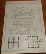 Plan De Cités Ouvrières De Mulhouse. 1856. - Publieke Werken