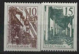 1961 Jugoslavia, Industria E Costruzioni Da Bobina Ordinaria, Serie Completa Nuova (**) - Neufs