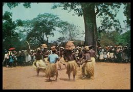 GUINÉ-BISSAU -   COSTUMES - Dança Do Pau Dos Balantas. ( Ed. Centro De Informação E Turismo ) Carte Postale - Guinea-Bissau