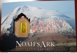 10X ARMENIA 2017 Noah’s Ark Collector Banknote Hybrid 500 Dram In Original Packing Mount Ararat Booklet - Armenië