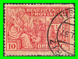 SELLO BENEFICENCIA PROVINCIAL ORENSE 10 CTS. GUERRA CIVIL - War Tax