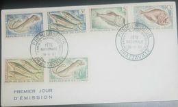 O) 1961 CONGO, FISHES- RAINBOW RUNNER-VIPERFISH-HATCHET -DEEP SEA, FDC XF - FDC