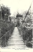 Wavre-Limal (1300) : Pont Tremblant, Entrée Du Parc Du Château Et Tour De Grimohaye. CPA. - Wavre