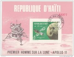 Haiti 1969 Sc. 624H  Apollo 11, First Lunar Landing - Sbarco Sulla Luna Sheet Perf. CTO - North  America