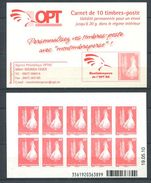212 NOUVELLE CALEDONIE 2010 - Yvert C 1100 Adhesif - Cagou Rouge Et Pin - Date 19.05.10 - Neuf ** (MNH) Sans Charniere - Neufs