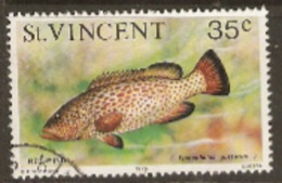 St Vincent  1975 SG 433  35c Red Hind   Fine Used - St.Vincent (...-1979)