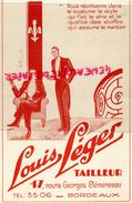 33- BORDEAUX- RARE PROGRAMME THEATRES GAUMONT AUBERT-CLOCHARD-AU GRAMOPHONE -CARDONY-CADIOT-LOUIS LEGER - Programas