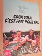 Page De Revue Des Années 70/80 : PUBLICITE COCA-COLA ; Dimensions :  Page A4 - Other & Unclassified